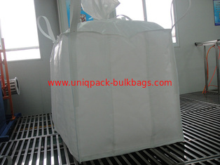 中国 2 トンの 4 パネルのバッフル大きい Q の袋、砂/小麦粉/米適用範囲が広い FIBC のジャンボは袋に入れます サプライヤー
