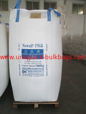 中国 適用範囲が広いタイプB PPはカーボン白/無水ケイ酸のための4個のループが付いている大きい袋FIBC袋を小球形にします サプライヤー